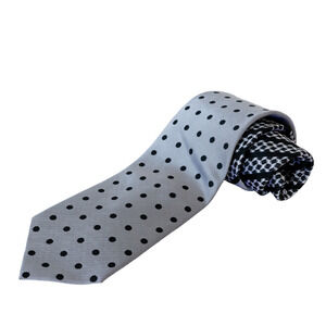 The Big Knot Steven Land Silk Polka Dot Tie Wedding Preppy Career Grandpa Retro
